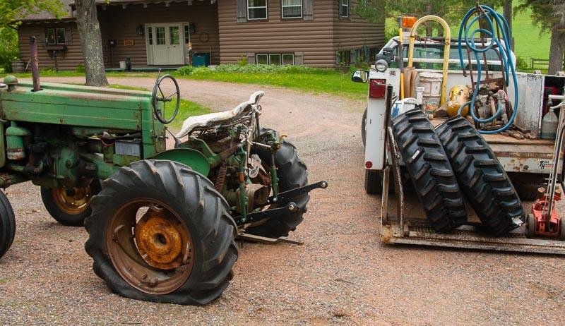 Why Do Farmers Put Water in Tractor Tires