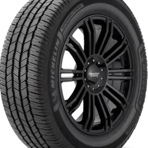 Michelin Defender LTX M/S2 tire on wet roads