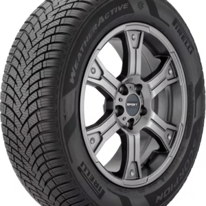 Pirelli Scorpion WeatherActive tire on wet roads